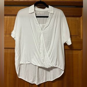 LOFT Lou & Grey Wrap Shirt - size Small